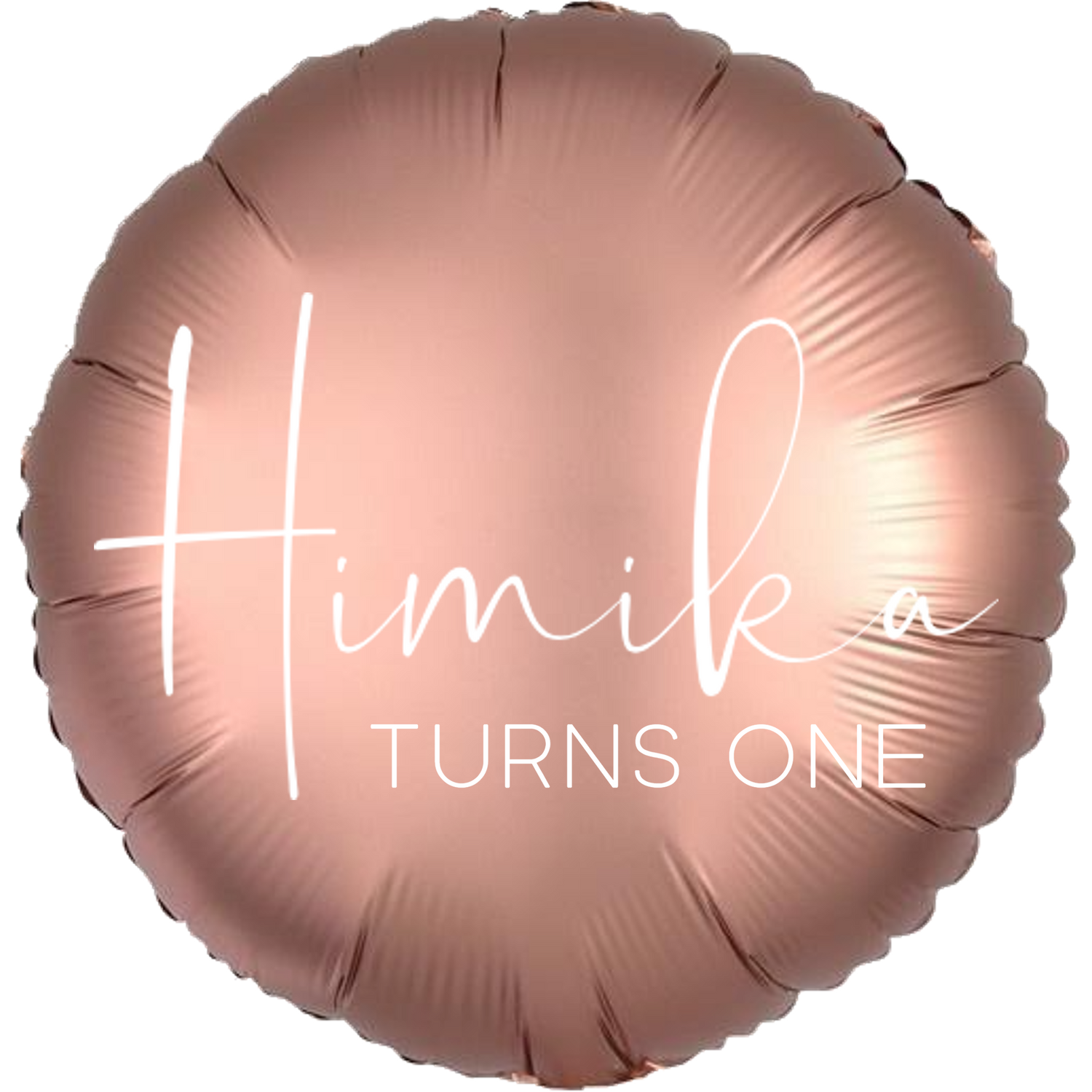 Custom Name/Text/Message Rose Gold Round Personalized Balloons For First/Second/Third/Fourth/Fifth/Sixth, Seventh/Eighth/Ninth/Tenth/Teen Birthday, Milestone Birthday or a Special Themed Birthday Party or an Indoor/Outdoor Event. Supports Helium/Air, Luxury Bespoke Balloons Are a Perfect Surprise For Your Baby Boy And Girl.